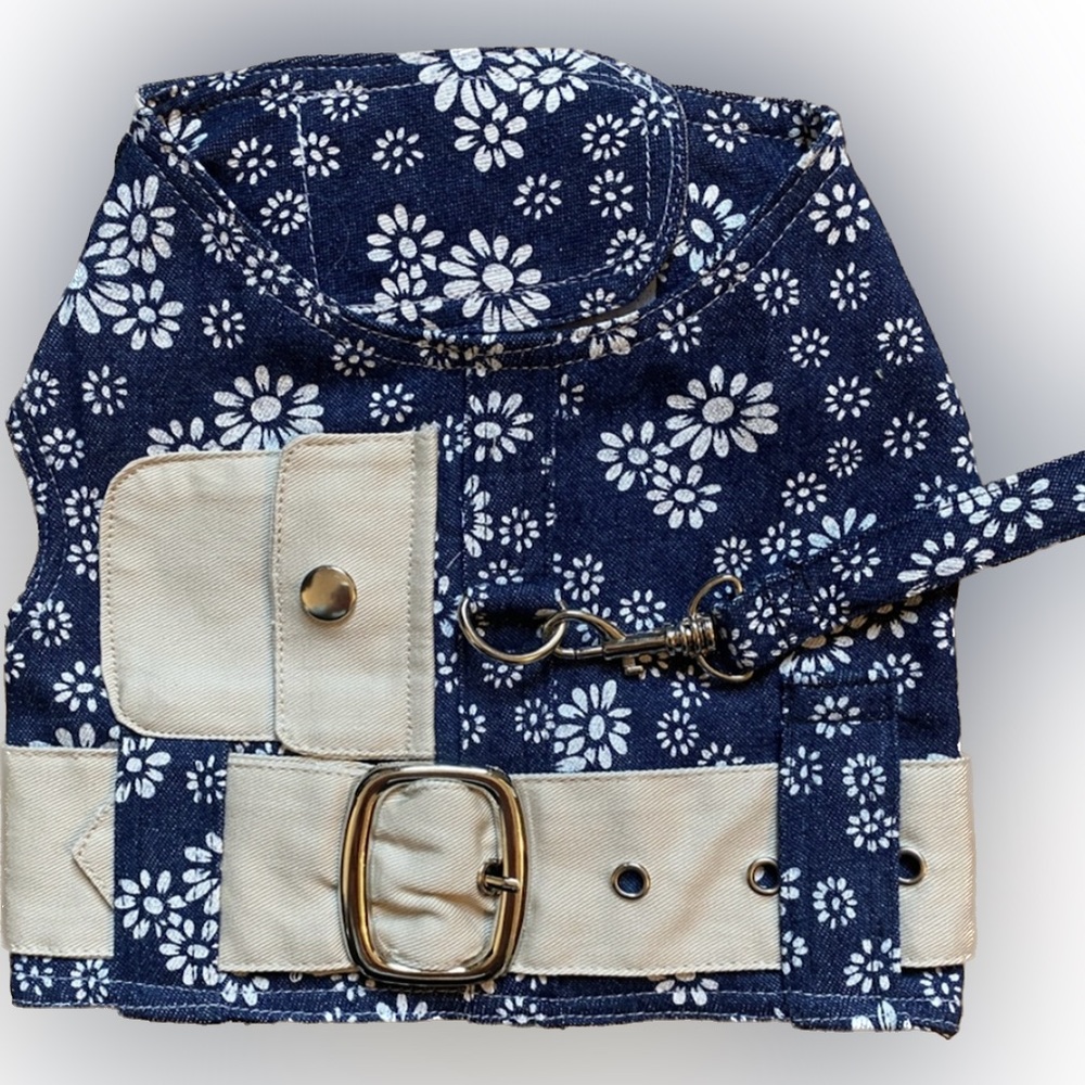 Dog Harness with Leash - Jean